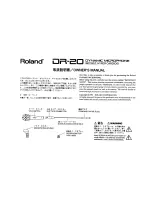 Roland IMP.330 Hyper Cardioid Owner'S Manual preview