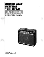 Preview for 5 page of Roland JC-60 Instructions Manual