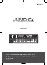 Roland JUNIO-Gi Quick Manual preview