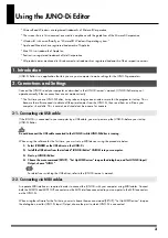 Preview for 3 page of Roland JUNO-Di Editor Owner'S Manual