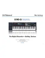 Preview for 1 page of Roland JUNO-Gi Workshop Manual