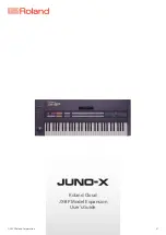 Roland JX-8P User Manual preview