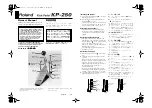 Preview for 1 page of Roland KP-250 Owner'S Manual