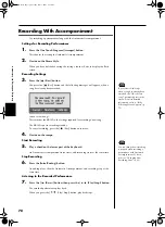 Preview for 78 page of Roland KR-105 Owner'S Manual