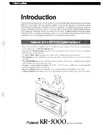 Preview for 6 page of Roland KR-3000 Owner'S Manual