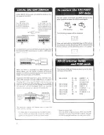 Preview for 14 page of Roland KR-55 Owner'S Manual