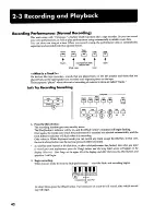 Предварительный просмотр 42 страницы Roland KR-570 Owner'S Manual