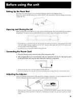 Предварительный просмотр 9 страницы Roland KR-770 Owner'S Manual