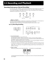 Предварительный просмотр 42 страницы Roland KR-770 Owner'S Manual