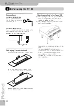 Preview for 14 page of Roland KR111 Owner'S Manual