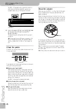 Preview for 16 page of Roland KR111 Owner'S Manual