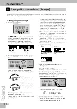 Preview for 20 page of Roland KR111 Owner'S Manual