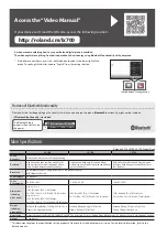 Preview for 2 page of Roland LX705 Owner'S Manual