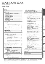 Preview for 3 page of Roland LX705 Owner'S Manual