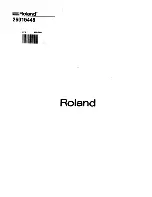 Preview for 20 page of Roland M-12E Owner'S Manual