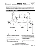 Roland MDS-12 Owner'S Manual предпросмотр