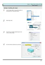 Preview for 21 page of Roland MDX-40A Step-By-Step Manual