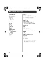 Preview for 10 page of Roland MICRO CUBE Owner'S Manual