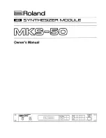 Roland MKS-50 Owner'S Manual preview