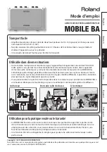 Preview for 35 page of Roland Mobile BA Owner'S Manual