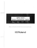 Preview for 175 page of Roland MRC-500 Owner'S Manual