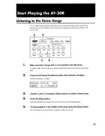 Предварительный просмотр 19 страницы Roland Music Atelier AT-30R Owner'S Manual