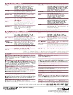 Preview for 3 page of Roland Music Atelier AT-45 Specifications