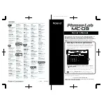 Preview for 1 page of Roland PhraseLab MC-09 Owner'S Manual