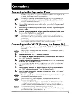 Предварительный просмотр 7 страницы Roland PK-25 Owner'S Manual