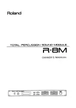 Preview for 1 page of Roland R-8M Owner'S Manual