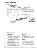 Preview for 3 page of Roland RD-1000 Owner'S Manual