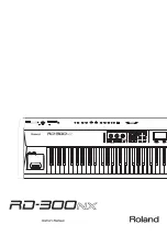 Предварительный просмотр 1 страницы Roland RD-300NX Owner'S Manual