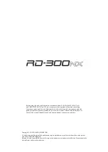 Предварительный просмотр 3 страницы Roland RD-300NX Owner'S Manual