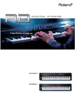 Roland RD-300SX Specifications preview