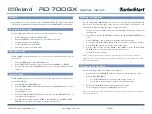 Roland RD-700GX Turbostart preview