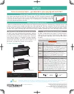 Preview for 2 page of Roland RP301 Specifications