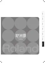 Предварительный просмотр 243 страницы Roland RP301R Owner'S Manual