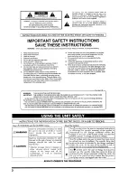 Preview for 2 page of Roland RSS-303 Owner'S Manual