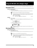 Preview for 9 page of Roland RSS-303 Owner'S Manual