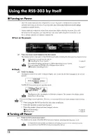 Preview for 12 page of Roland RSS-303 Owner'S Manual