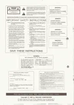 Preview for 4 page of Roland S-220 Owner'S Manual