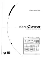 Roland Sound Canvas SC-155 Owner'S Manual preview