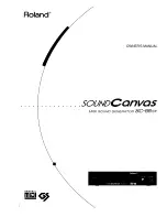 Preview for 1 page of Roland Sound Canvas SC-55ST Owner'S Manual