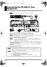 Preview for 20 page of Roland SP-606 Owner'S Manual