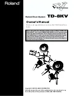 Preview for 1 page of Roland TD-8KV Owner'S Manual