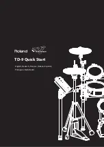 Roland TD-9 Quick Start Manual preview