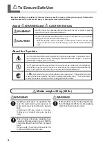 Preview for 6 page of Roland TU2-30 User Manual