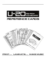 Preview for 1 page of Roland U-20 Reference Card