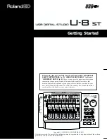 Roland U-8ST Getting Started Manual preview