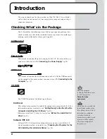 Preview for 6 page of Roland U-8ST Getting Started Manual